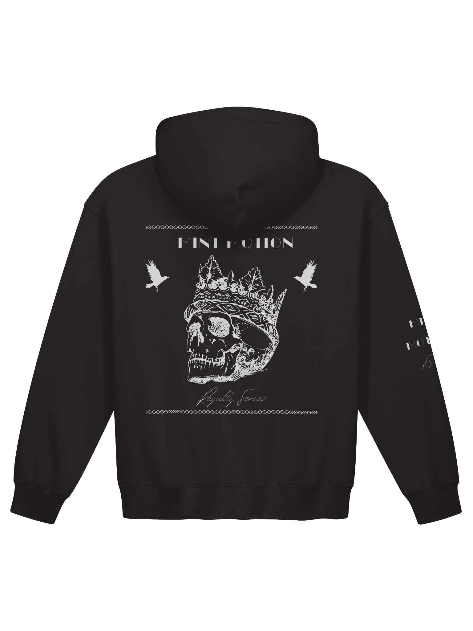 Royalty Series White Print Premium Hoodie product image (2)