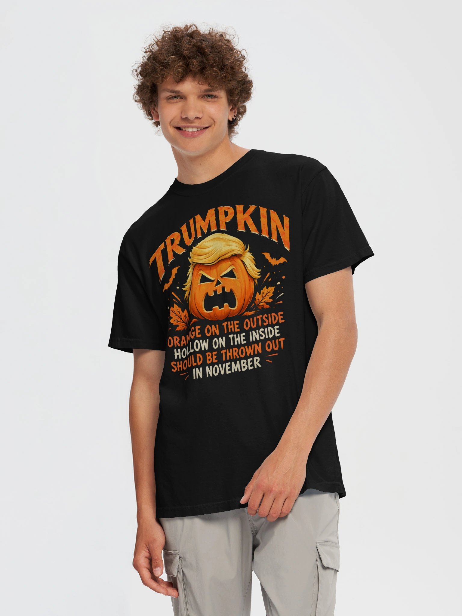 Trumpkin Halloween Pumpkin Parody – Funny Political Halloween Design Main Tag: product image (5)
