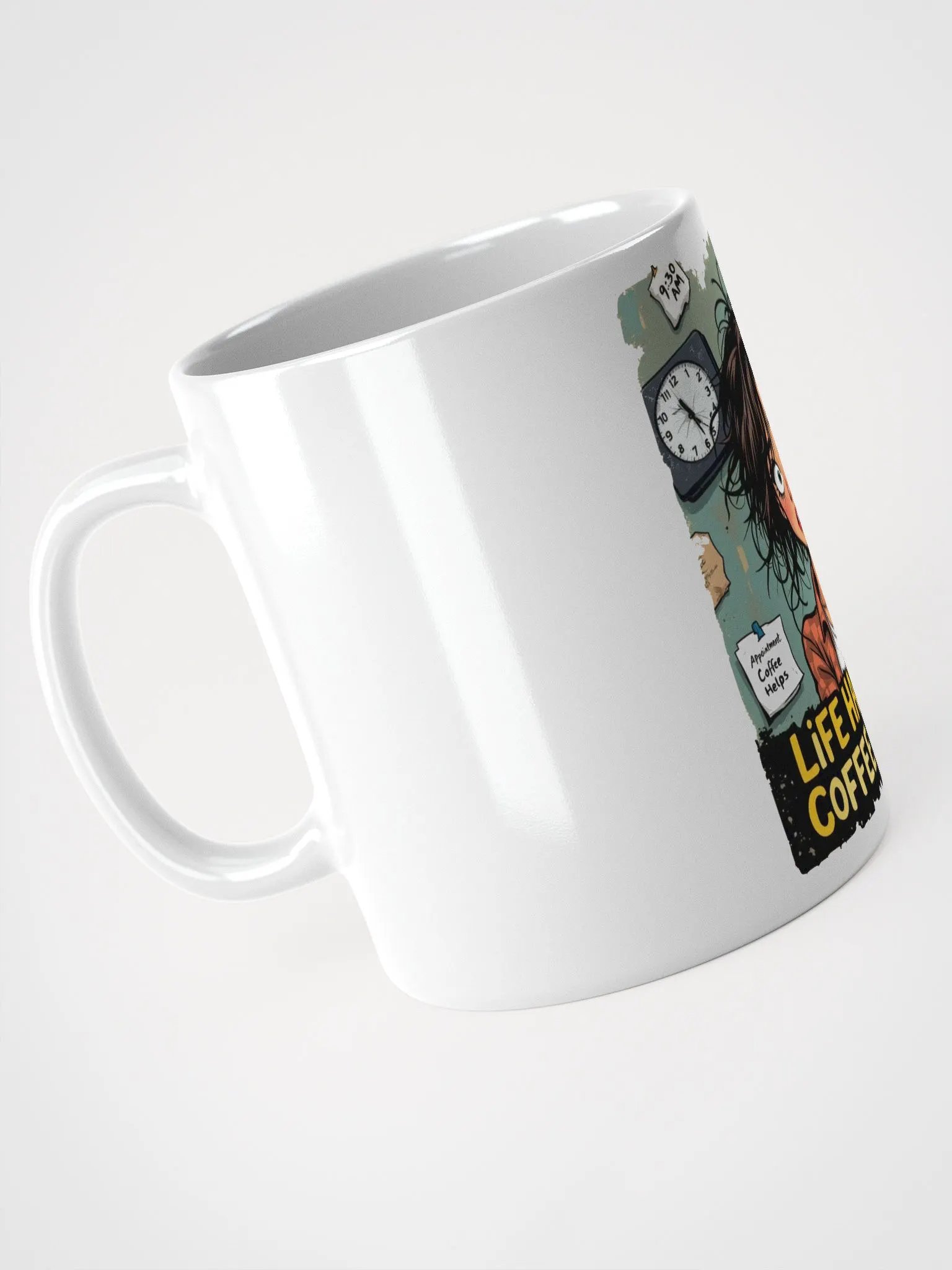 Life Happens, Coffee Helps Mug product image (7)