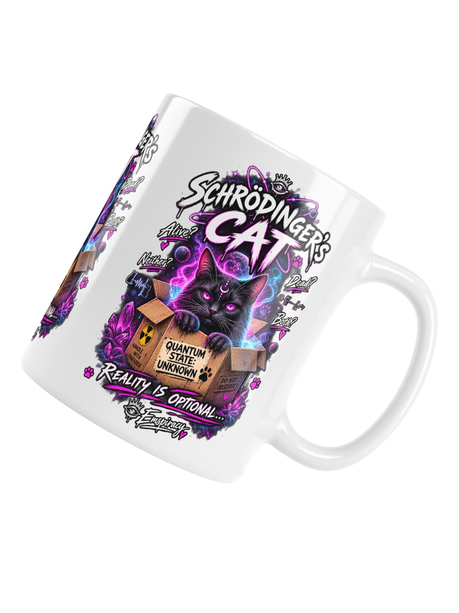 🐈‍⬛⚛️ SCHRÖDINGER’S CAT REALITY IS OPTIONAL. 🌀☕️ product image (6)