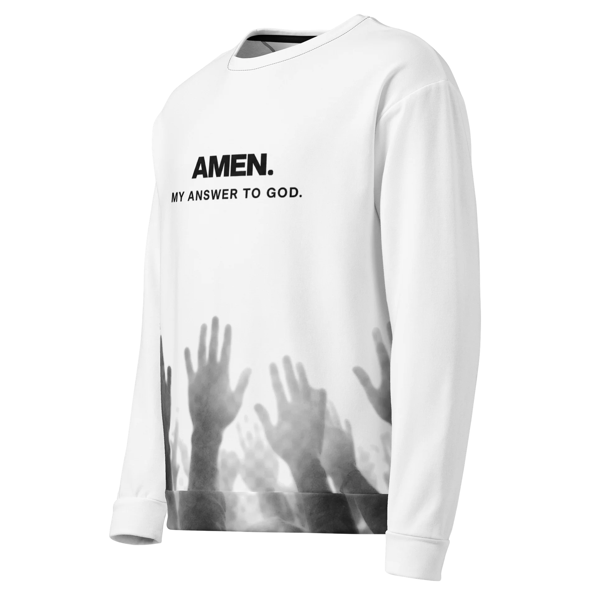 AMEN. My Answer To God | Premium Christian Sweatshirt product image (3)
