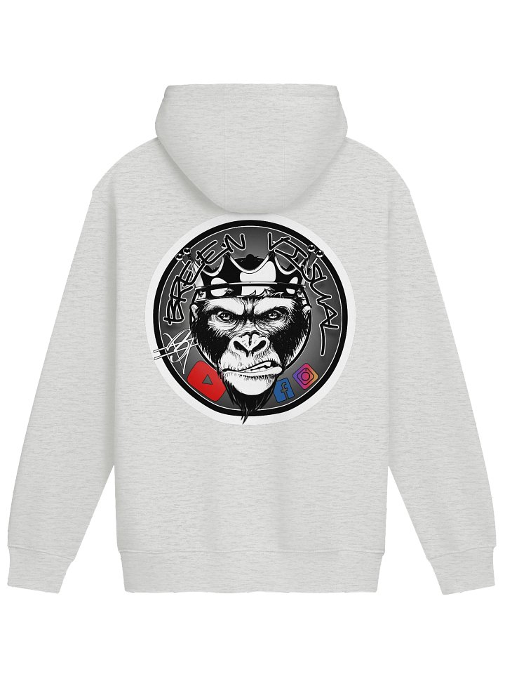 BreenVisual Crowned Ape Hoodie [black front] product image (2)
