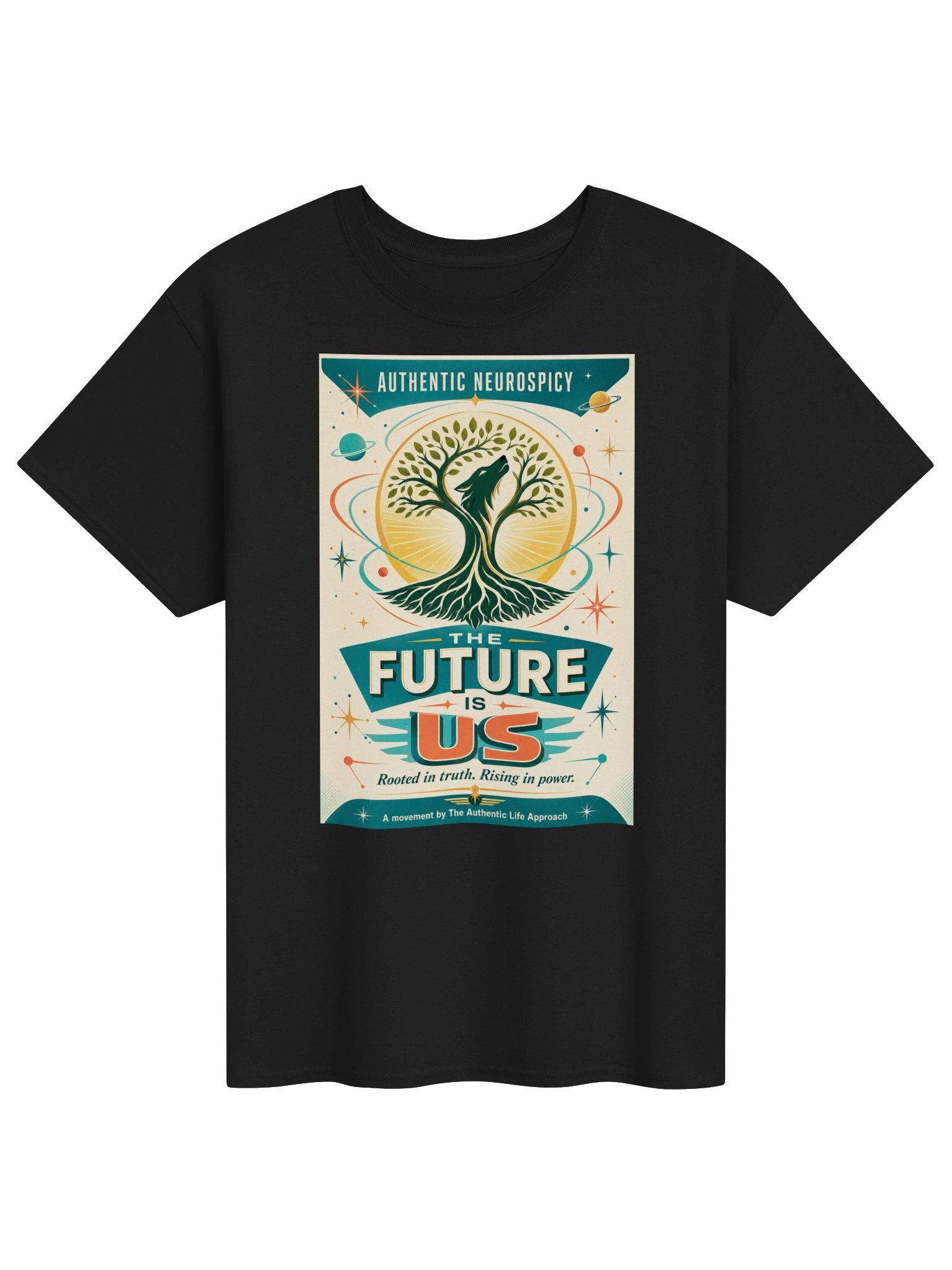 Authentic Neurospicy – The Future Is Us Tee product image (5)