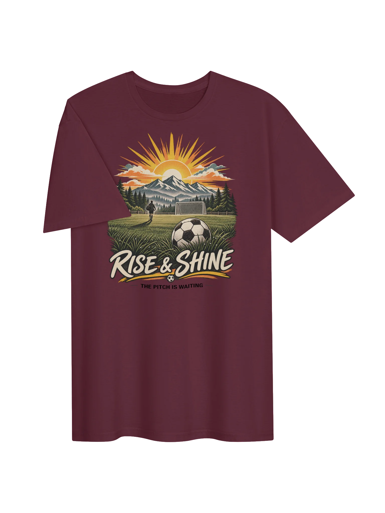 Rise & Shine Soccer Sunrise Tee product image (3)