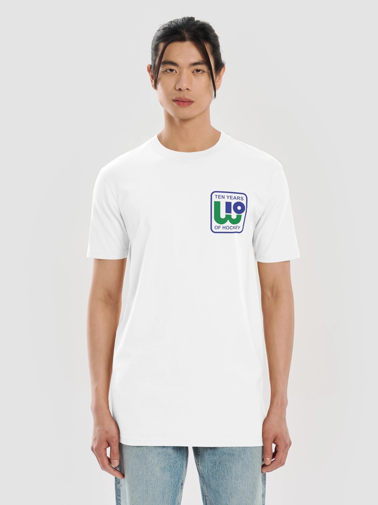 Hartford Whalers 10 Years of Hockey T-Shirt product image (5)