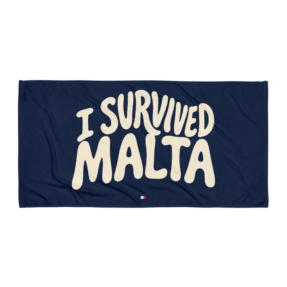 I Survived Malta — Premium Beach Towel product image (1)