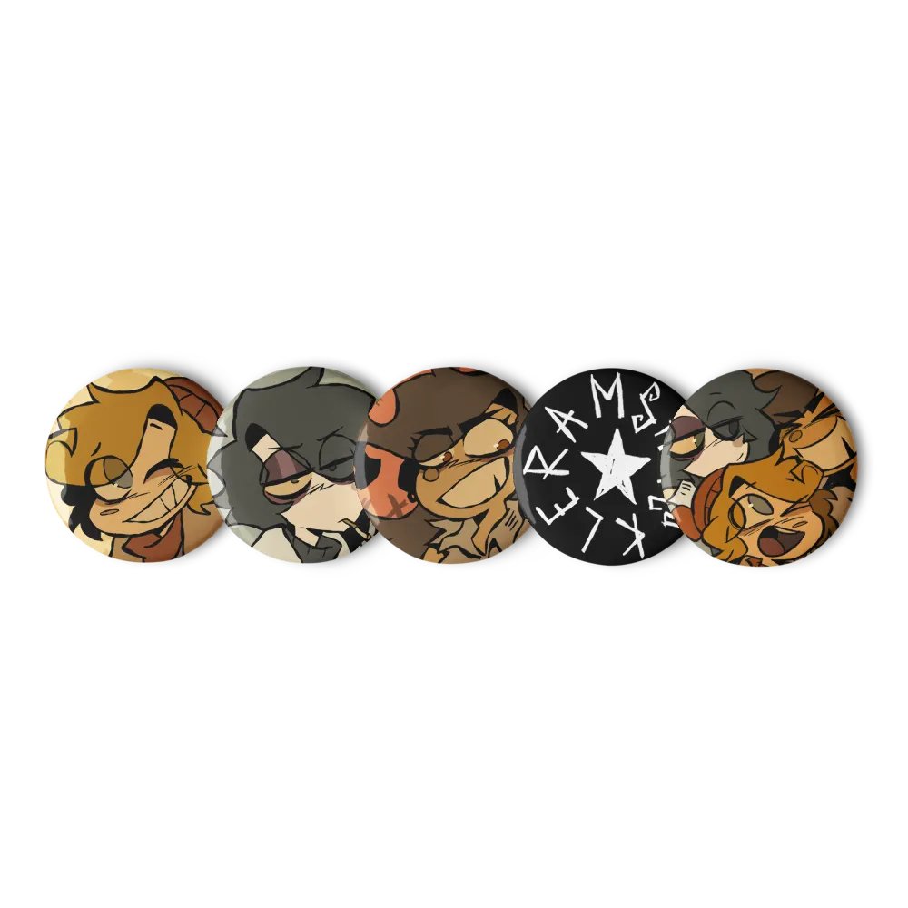 Ramshackle Trio Buttons product image (1)