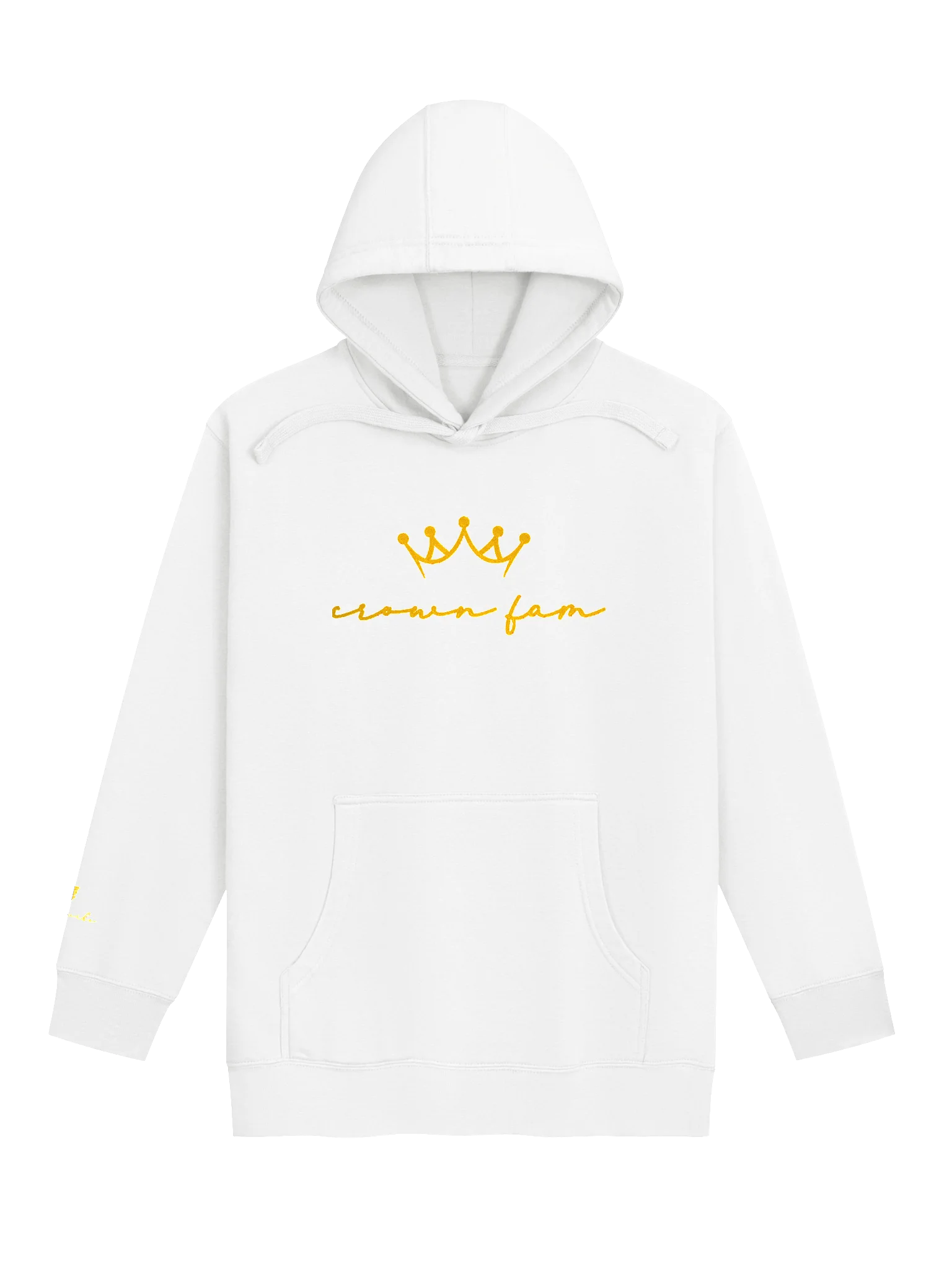 Original Crown Fam Unisex Hoodie (Gold Logo) product image (1)