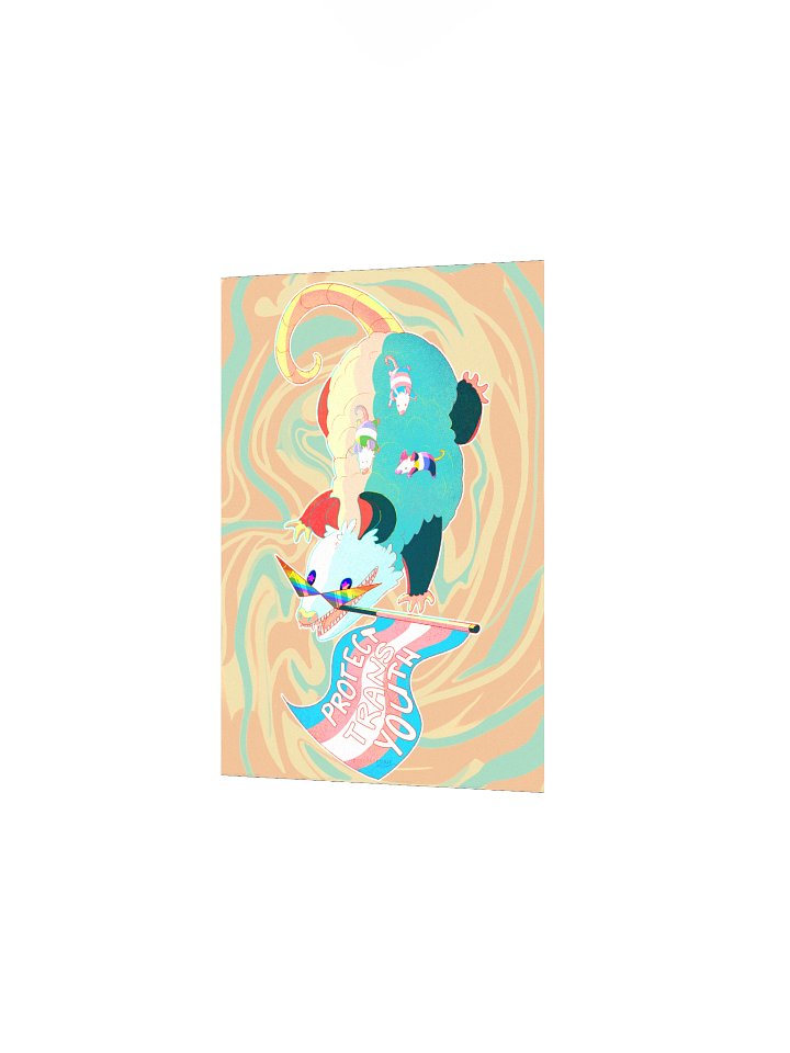 Protect Trans Youth Possum Print product image (4)