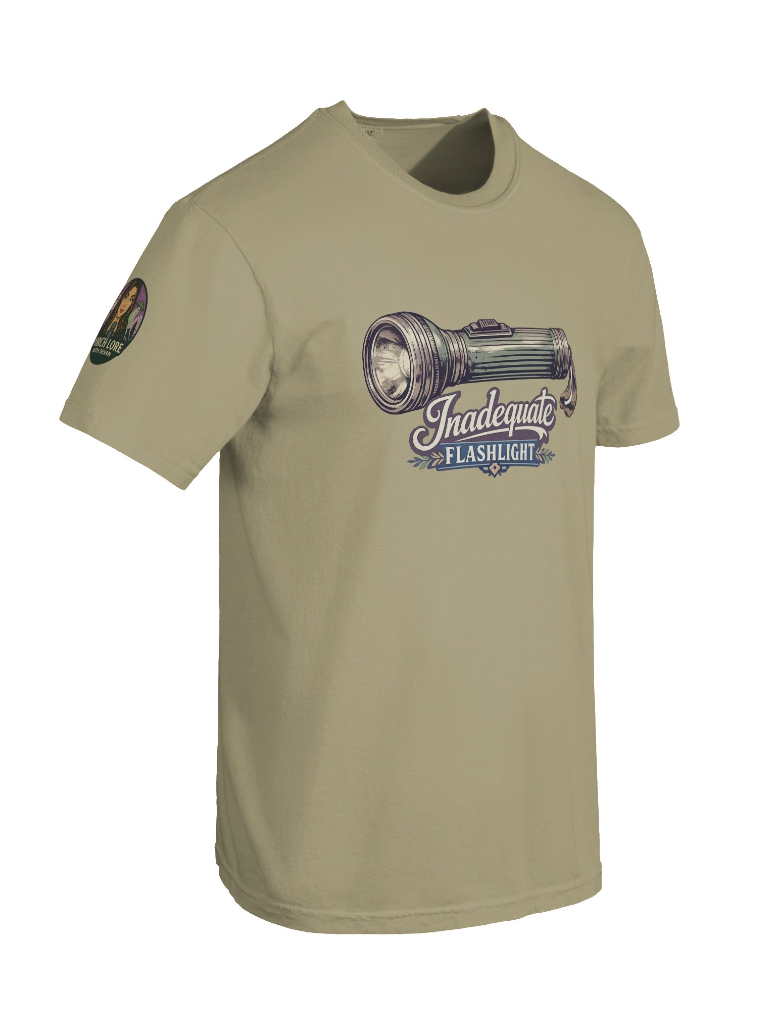 INADEQUATE FLASHLIGHT HEAVYWEIGHT T-SHIRT product image (68)