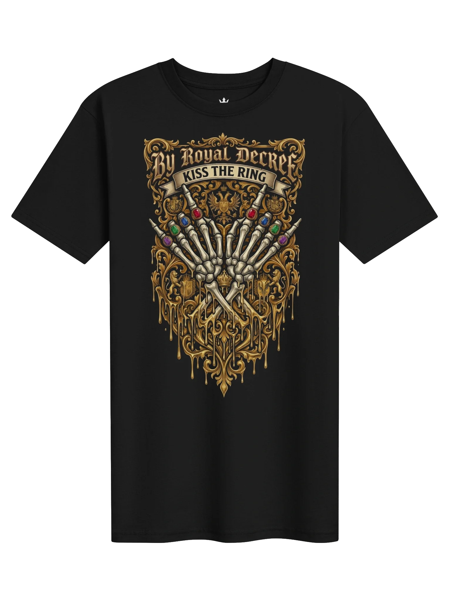 By Royal Decree - Kiss the Ring Royal Tee Black