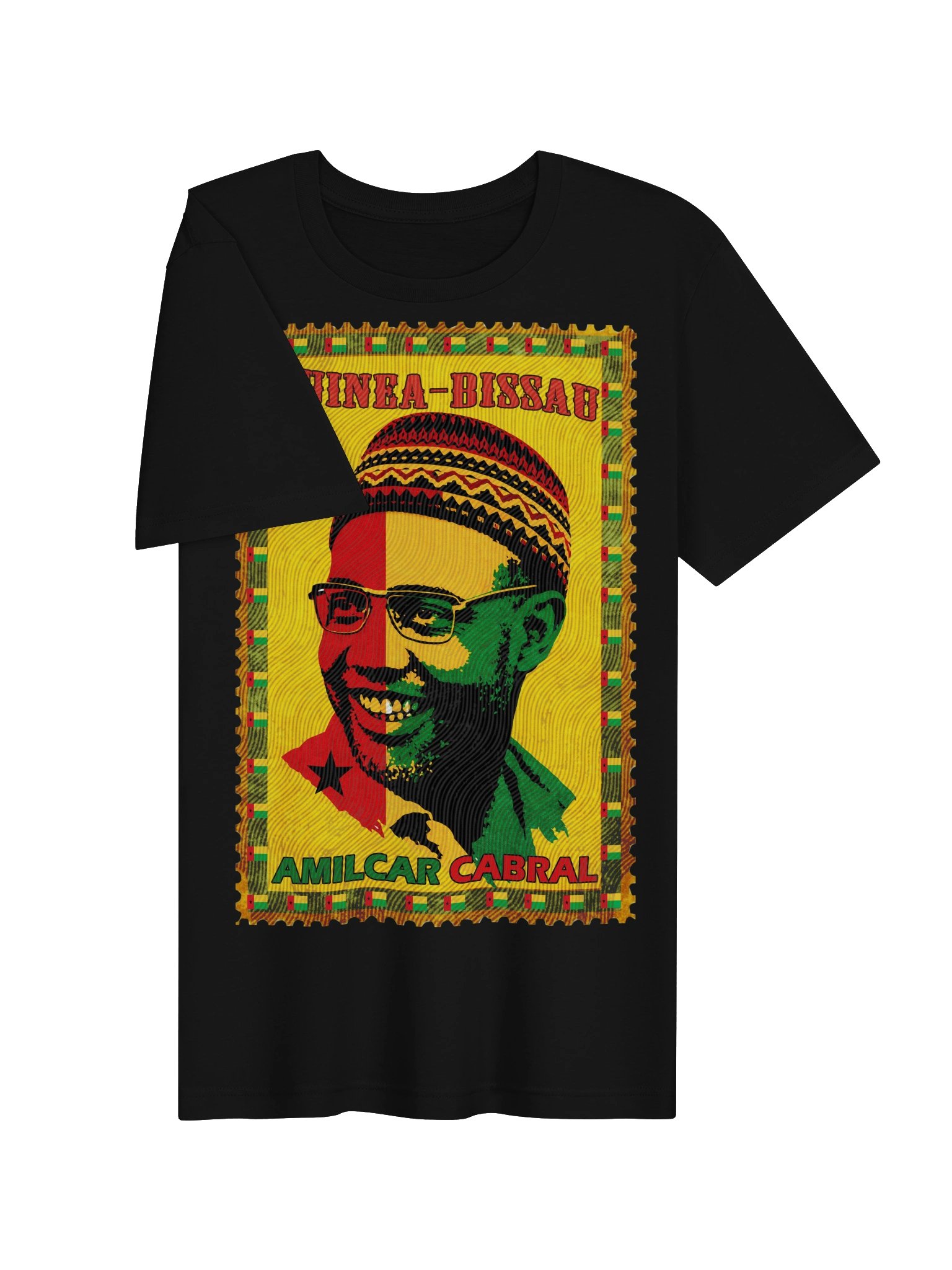 Amílcar Cabral Vintage Guinea-Bissau Postage Stamp T-Shirt | Pan-African Tee | Cabo Verde Independence product image (4)