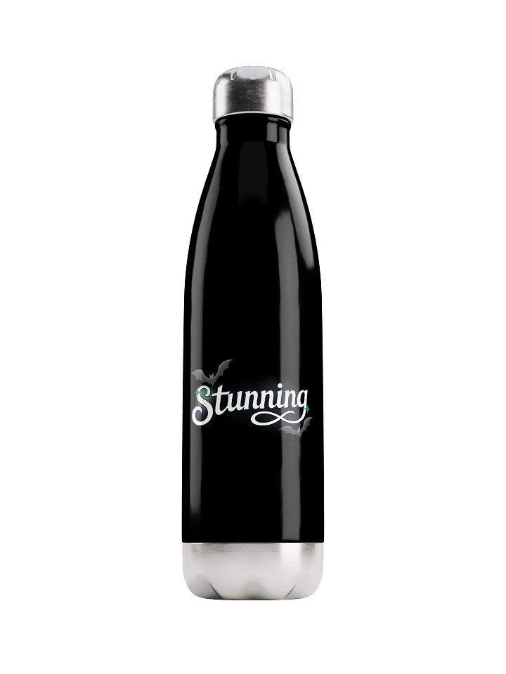 Stunning in White Insulated Water Bottle product image (1)