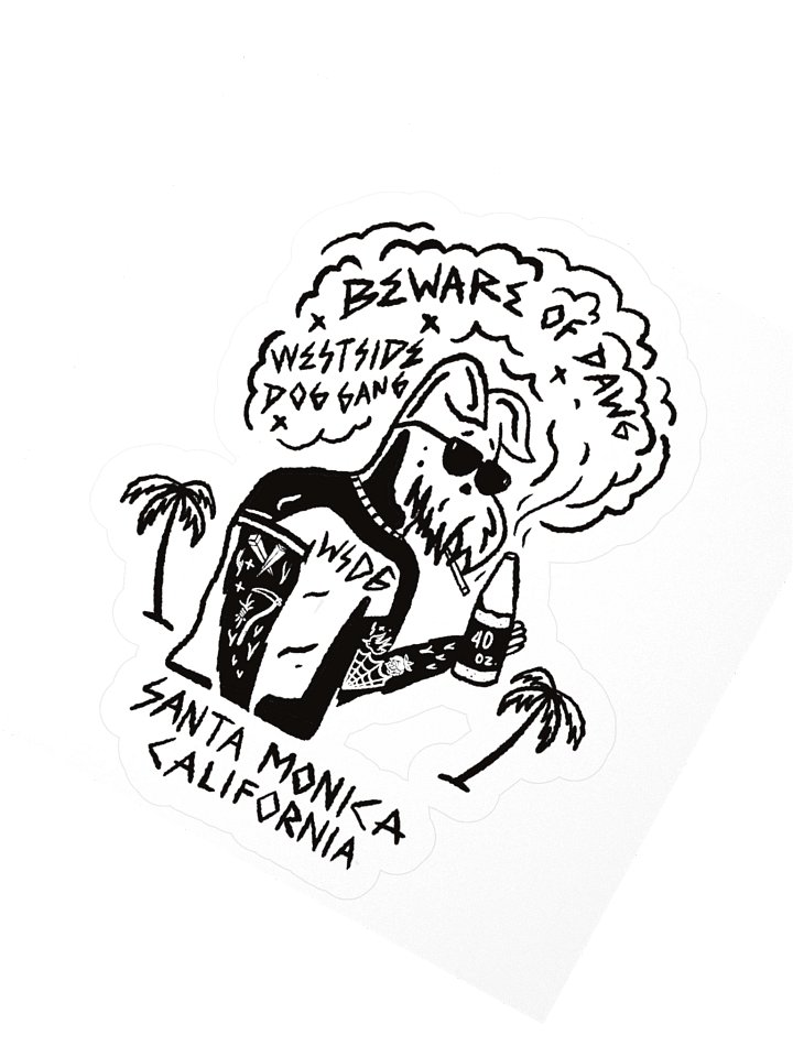 STICKER // Beware of Dawg product image (2)