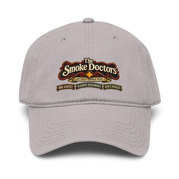 THE SMOKE DOCTORS RETRO LOGO GRAY CAP product image (1)