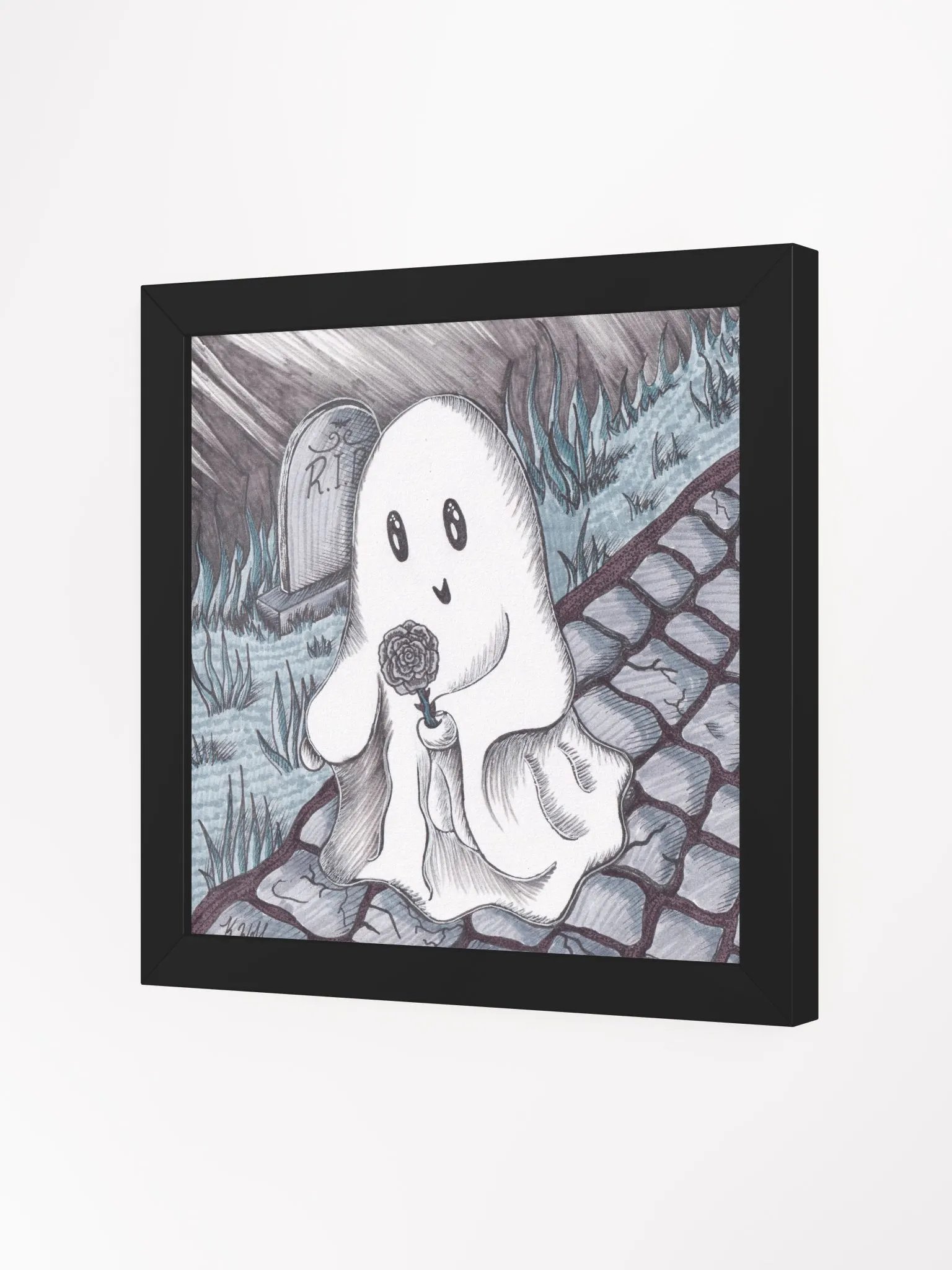 Rose Ghost Framed Poster product image (10)