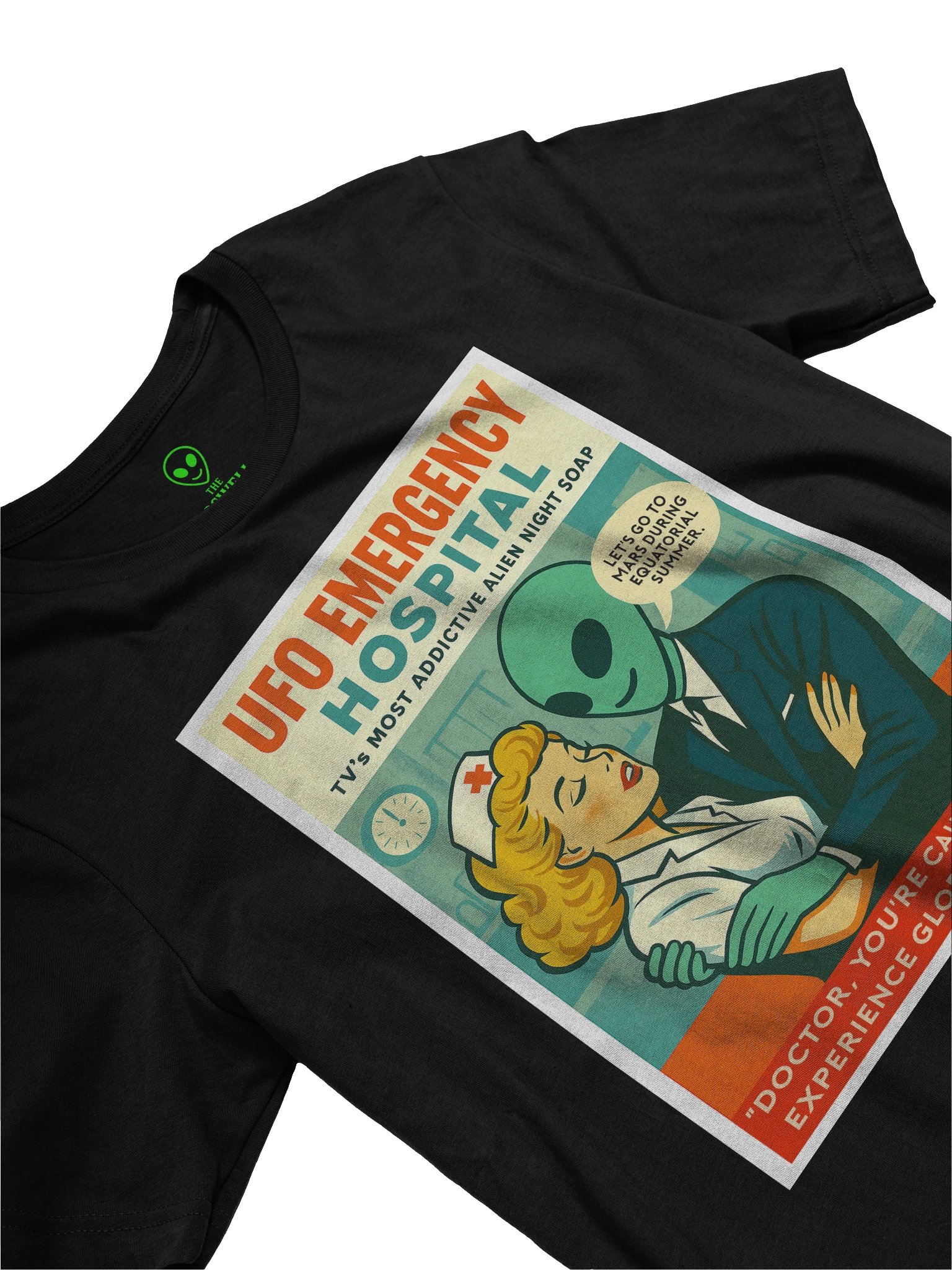 TV Hospital Night Soap Opera Roswell Aliens 1950's Retro Concert Tee Fit Unisex T-Shirt product image (25)