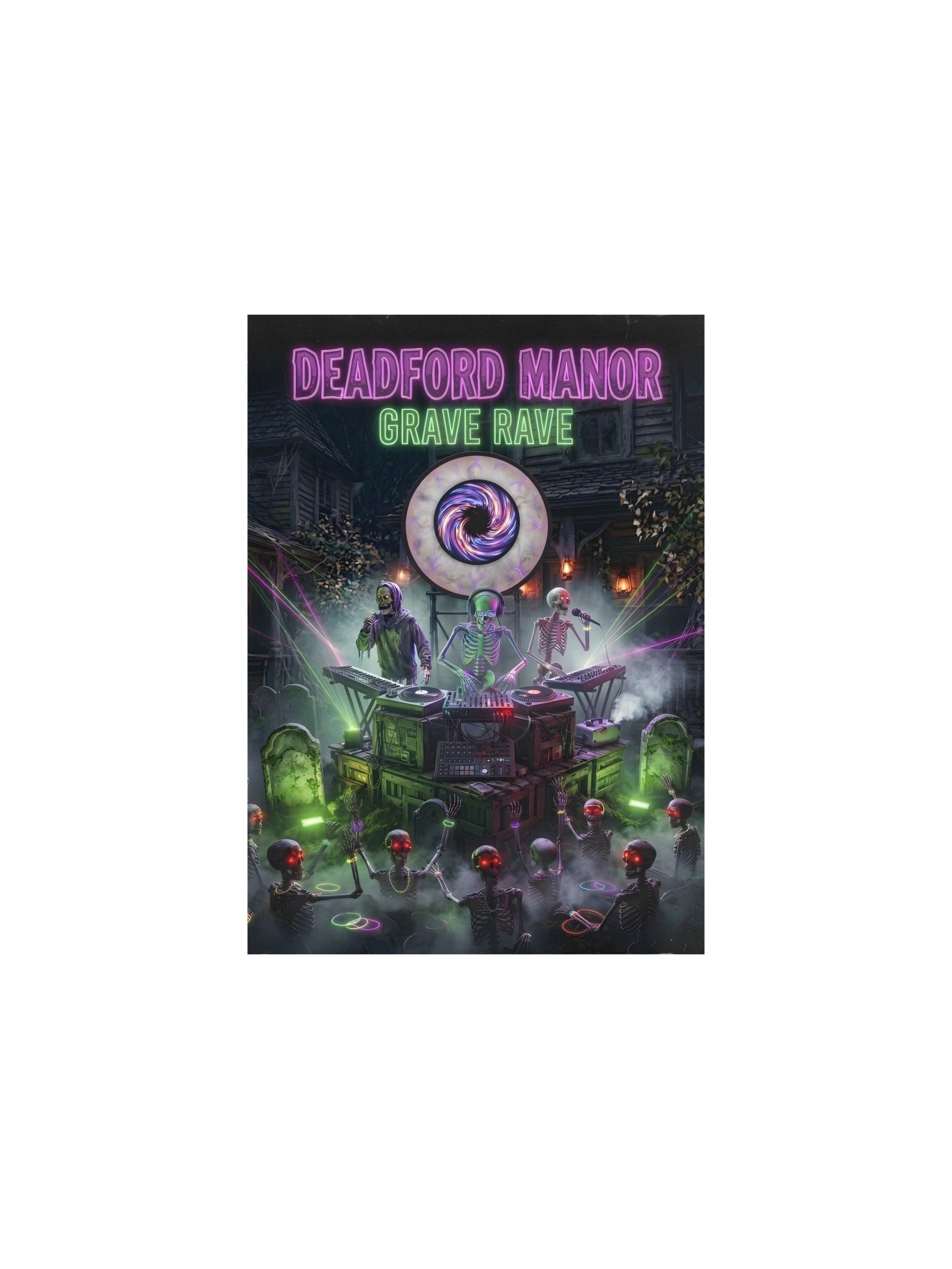Deadford Manor "Grave Rave" Poster product image (5)