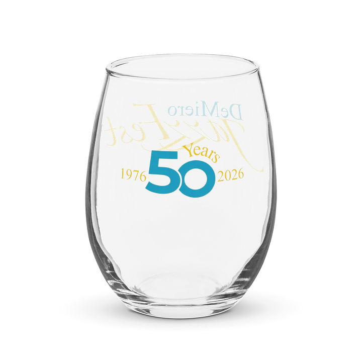 50th Anniversary Wine Glass product image (2)