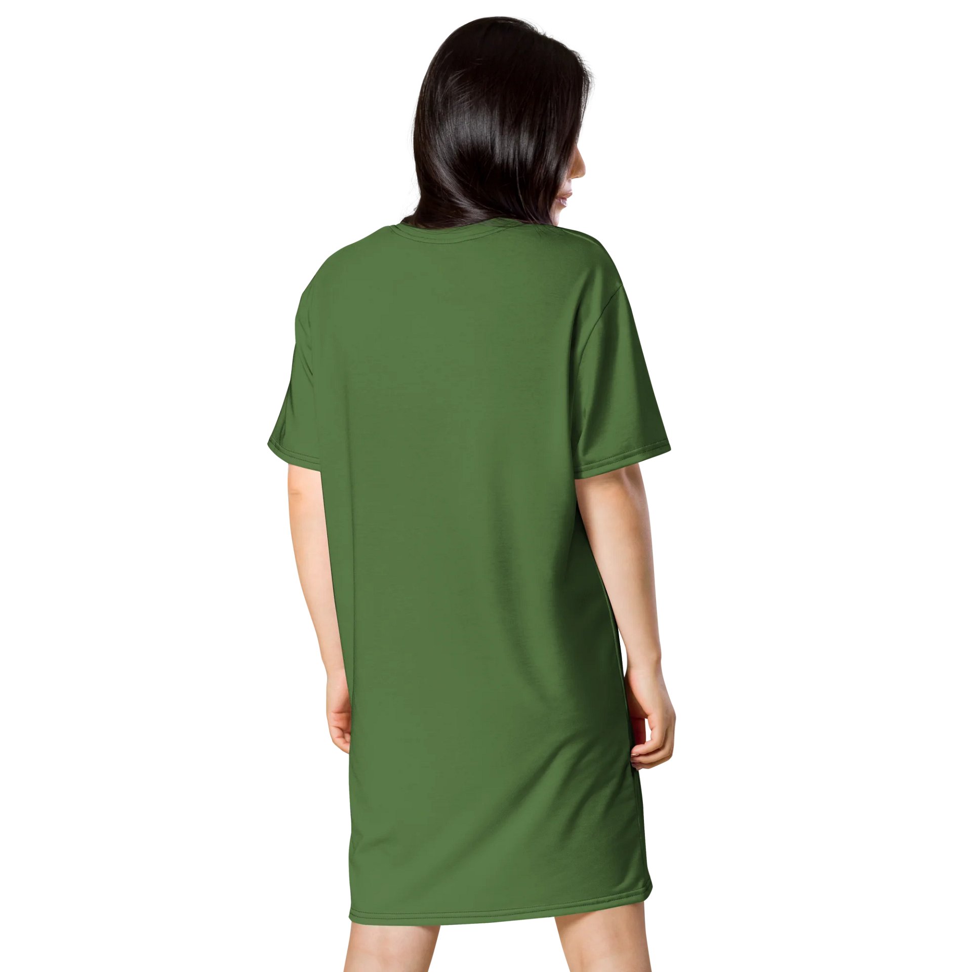 Oversized T-Shirt Dress - Lush Fern Green, Sizes 2XS-6XL product image (2)