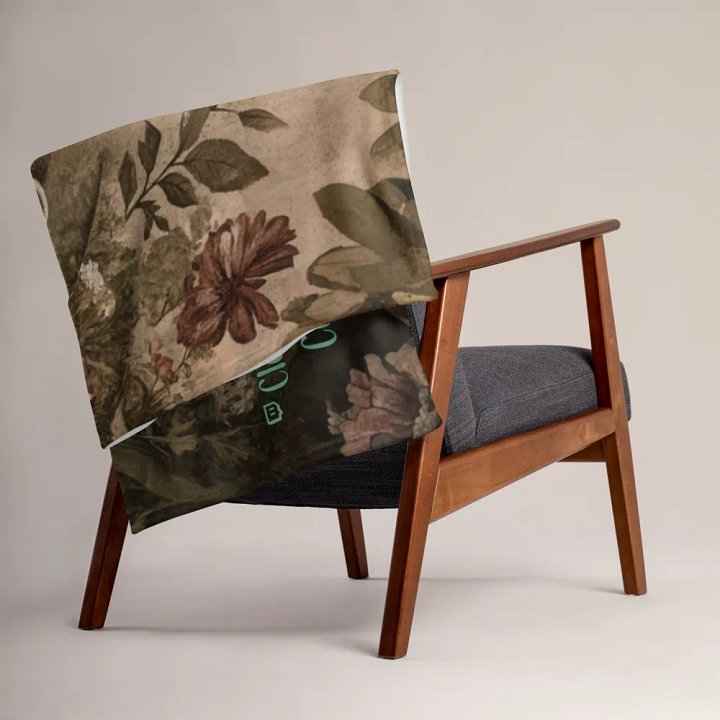 Midnight Raccoon Family Throw Blanket product image (2)