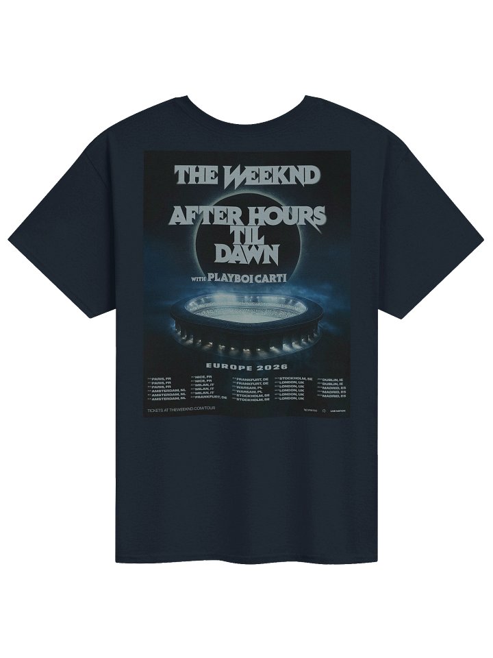 The Weeknd After Hours Til Dawn Tour 2026 Europe Tshirt product image (6)