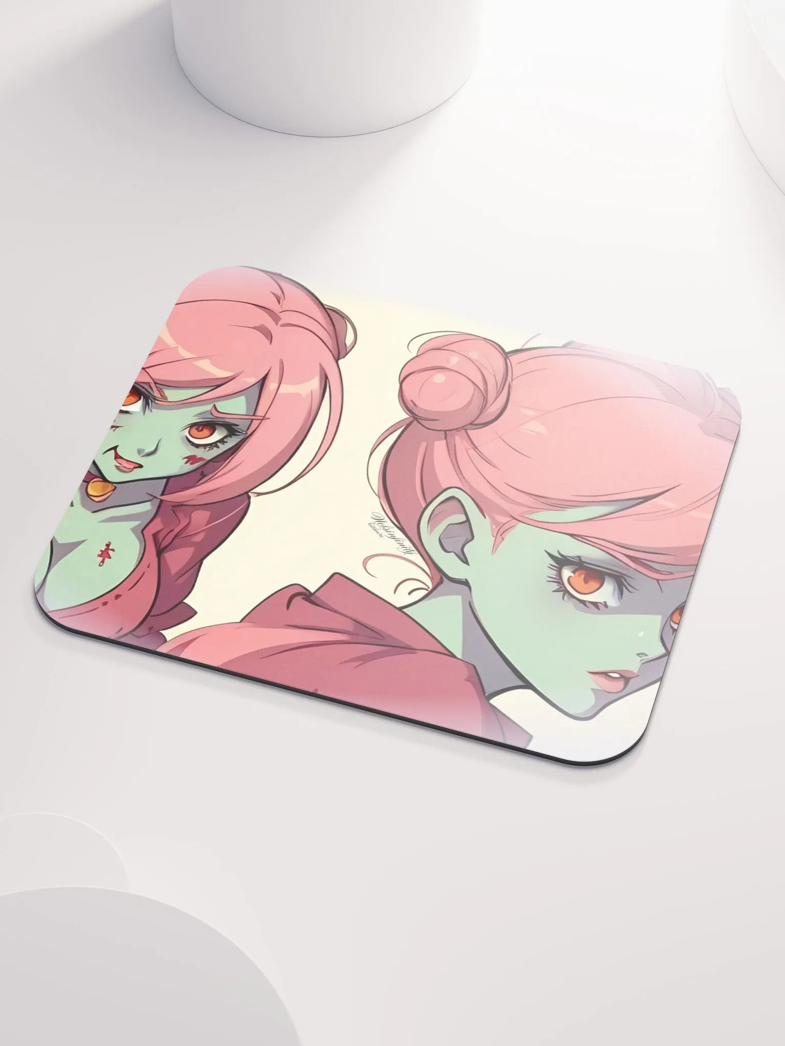 V1 Zombie Anime Expression Mouse Pad product image (3)