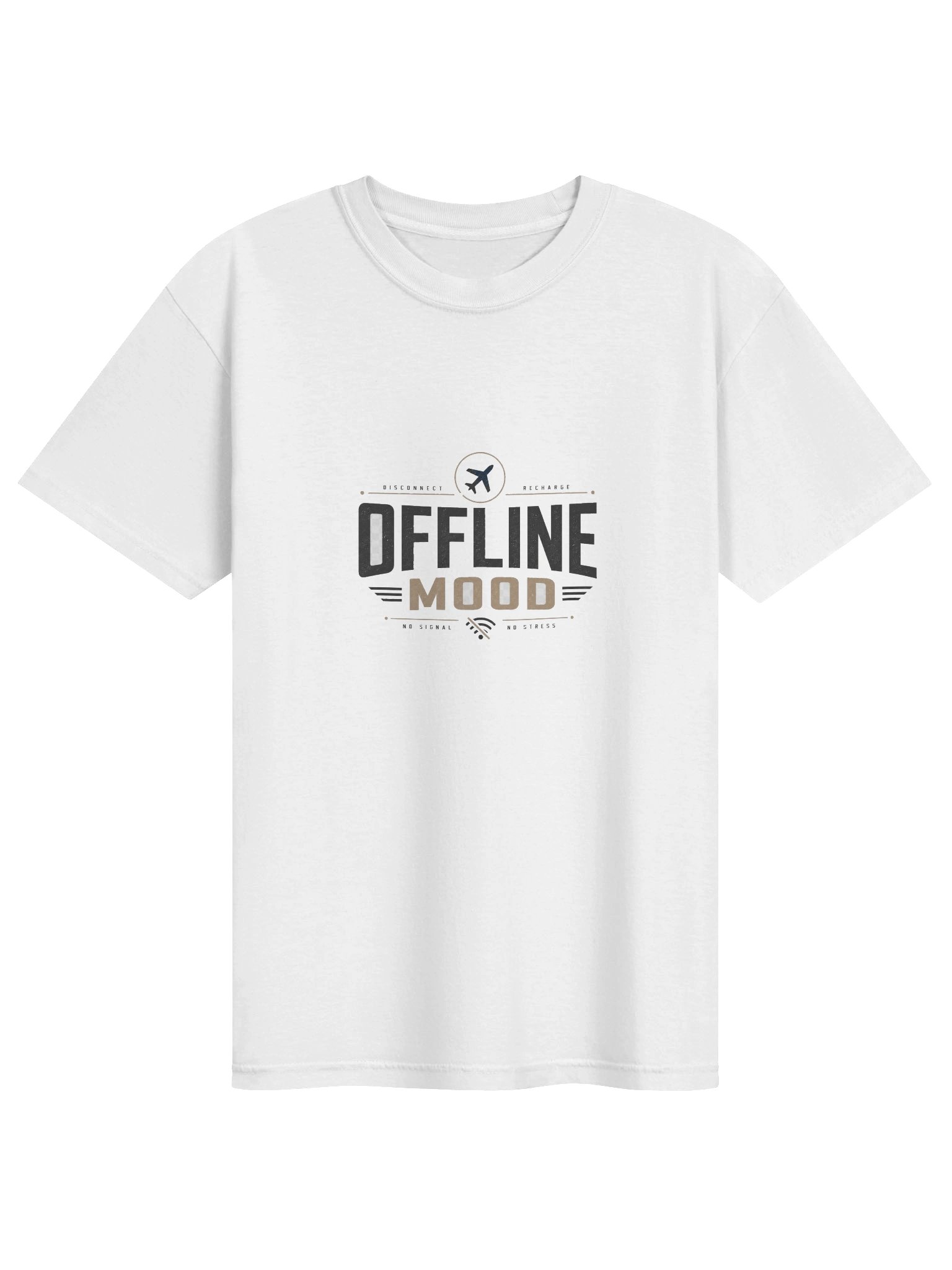 Offline Mood Graphic Tee – Disconnect & Recharge T-Shirt product image (1)