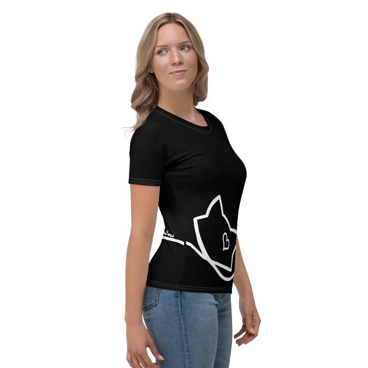 Mellow Ribbon - Women's T-shirt (Black+White) product image (1)