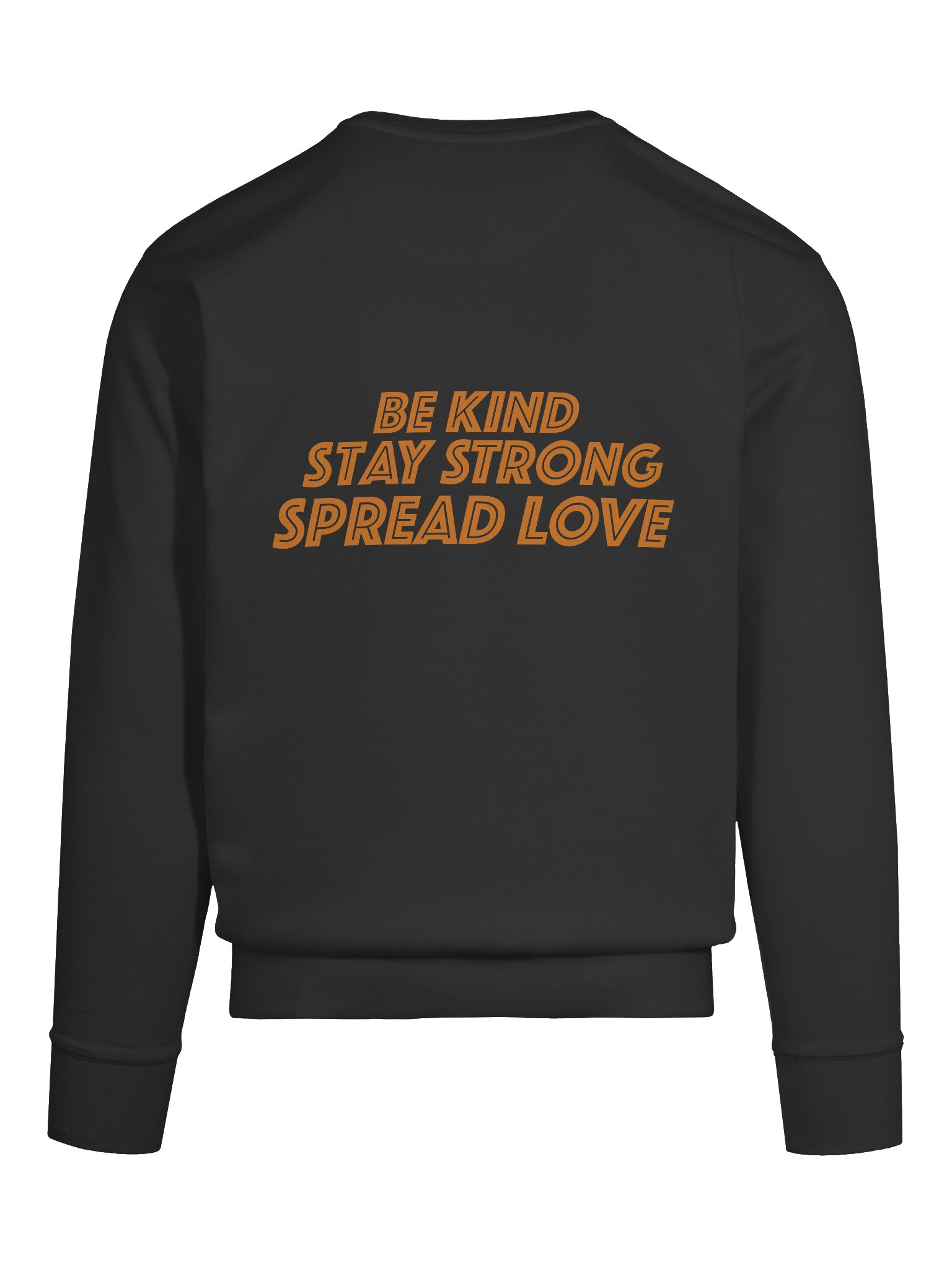 Bold Orange Letter Printed Premium Sweatshirt product image (52)