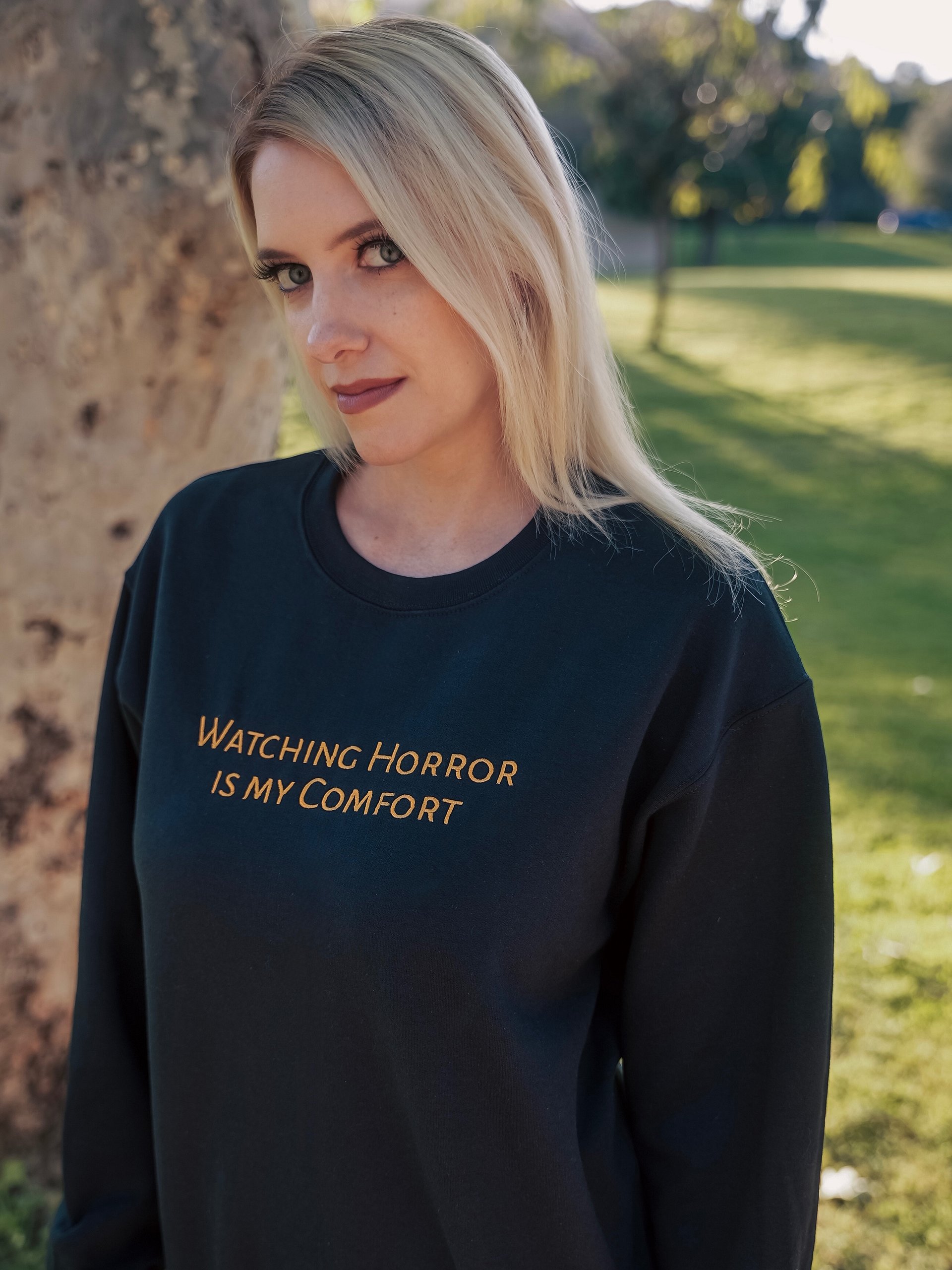 Watching Horror Is My Comfort Sweatshirt product image (3)
