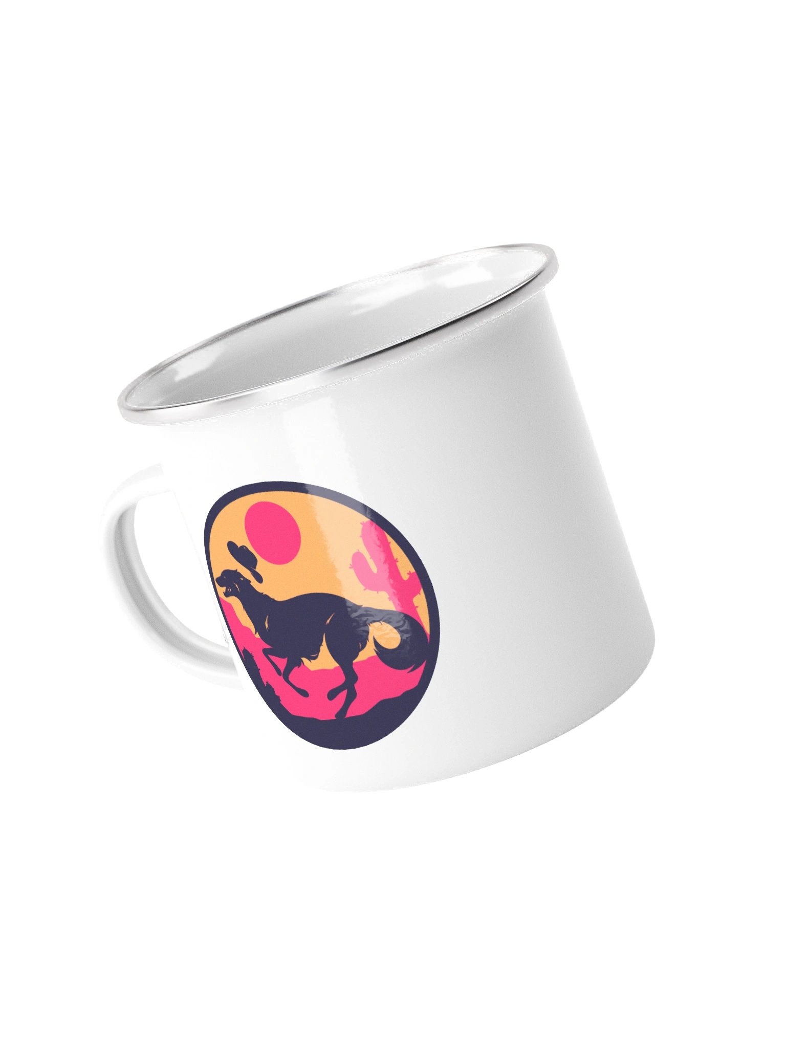 Silhouette Series: Happy Trails - Enamel Mug product image (4)