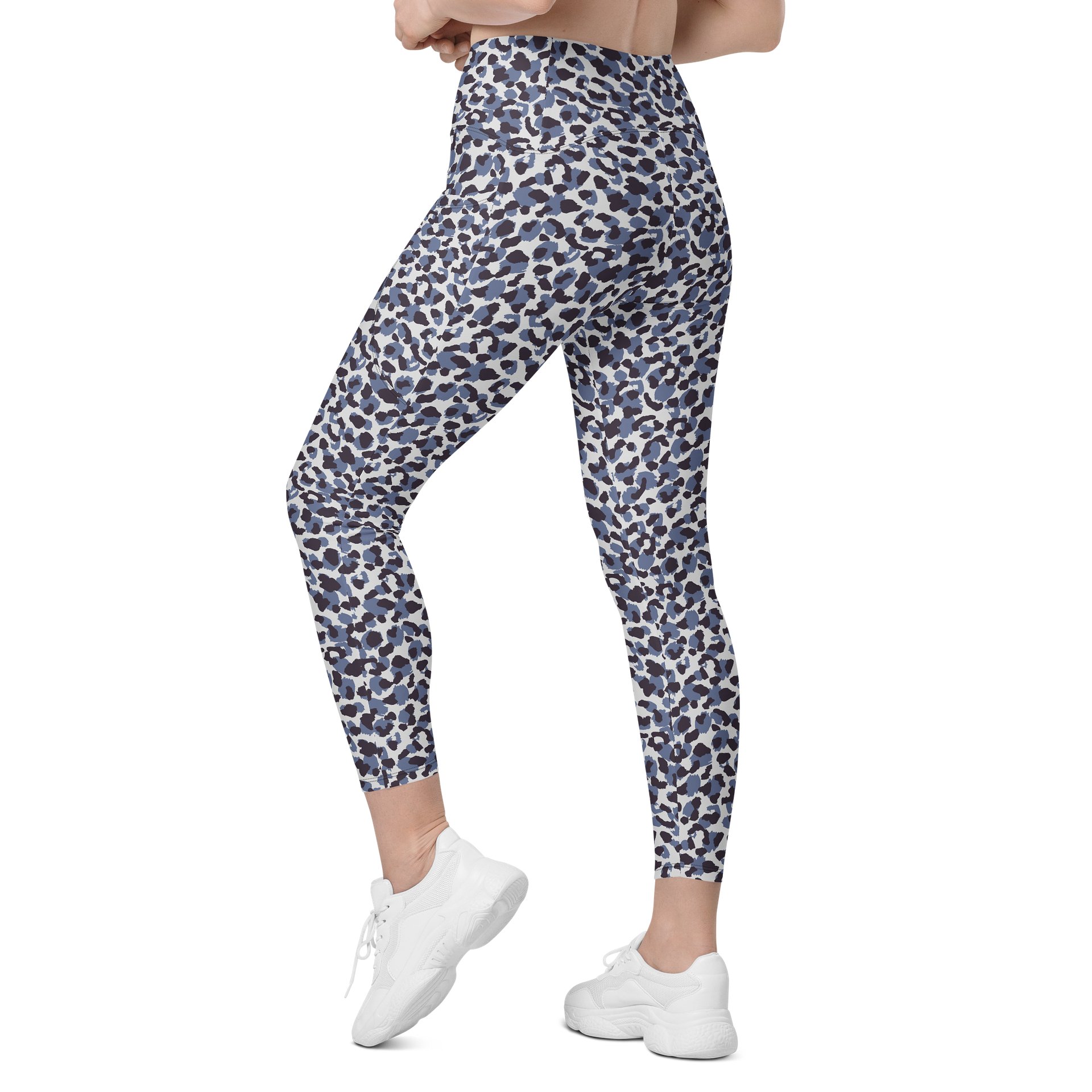 Leopard Print Leggings with Functional Pockets product image (6)