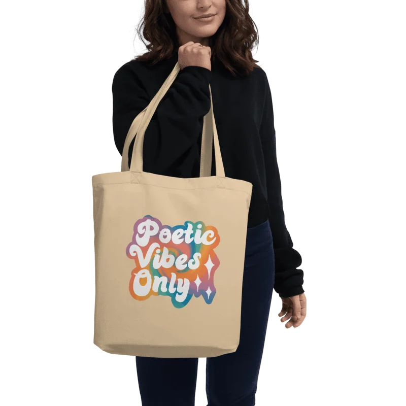 Poetic Vibes Only Tote Bag product image (2)