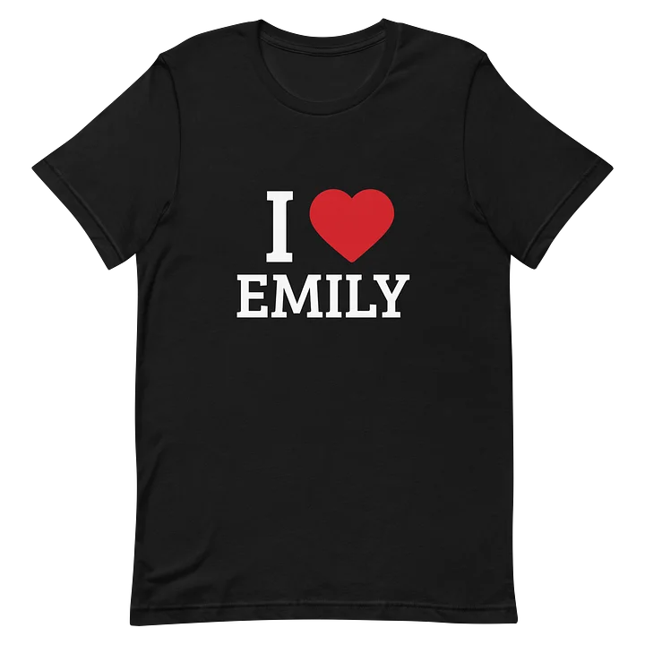 I Love Emily Tee - Black 🖤 product image (2)
