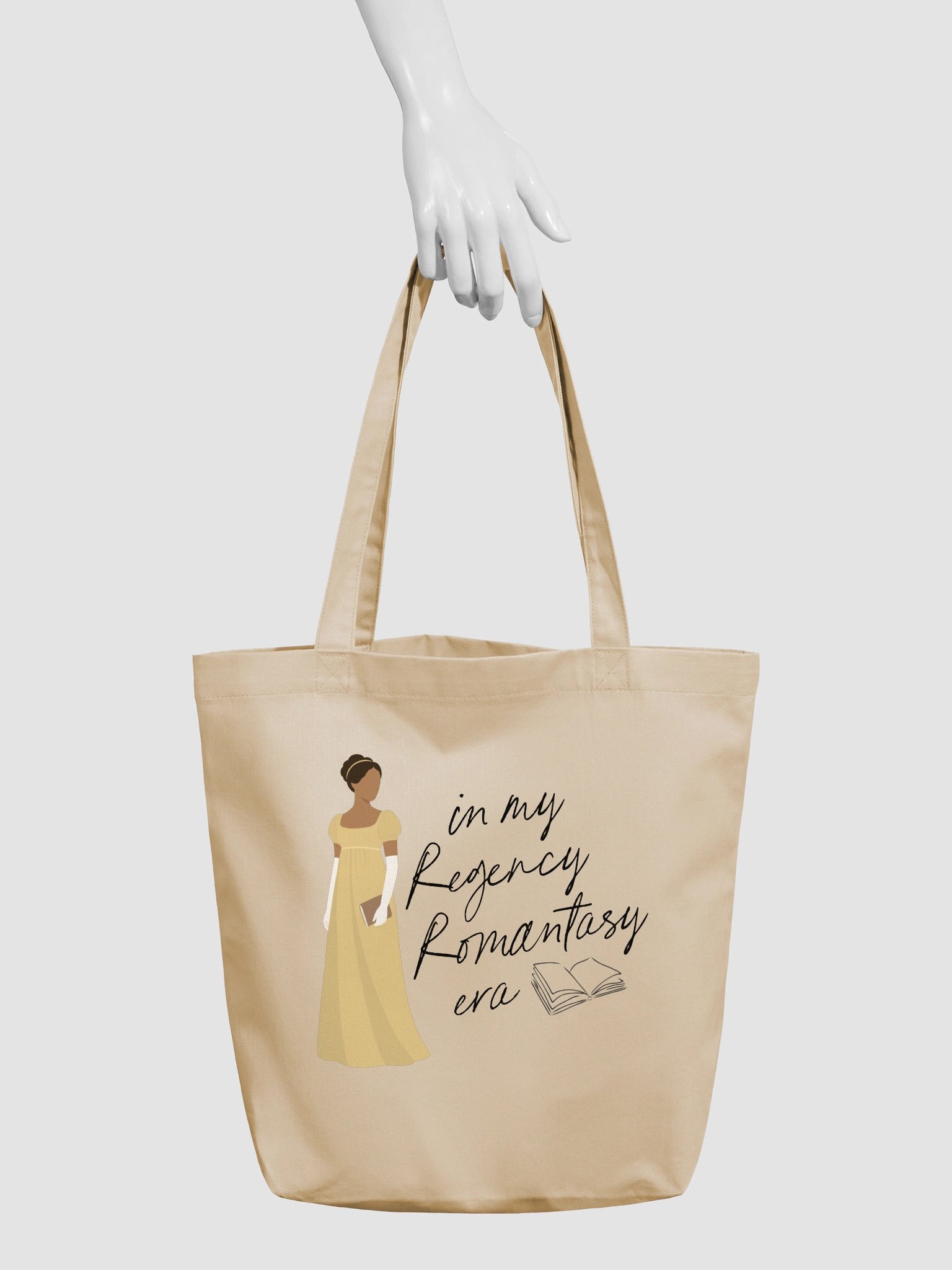 Regency Romantasy Era Econscious Tote Bag | YELLOW product image (3)