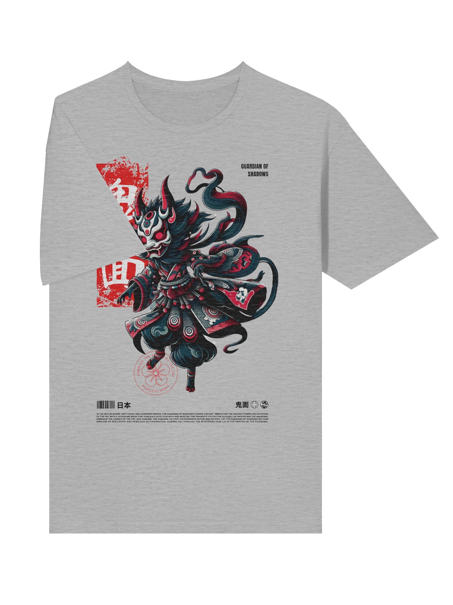 Guardian of Shadows Oni T-Shirt - Gildan Softstyle product image (3)