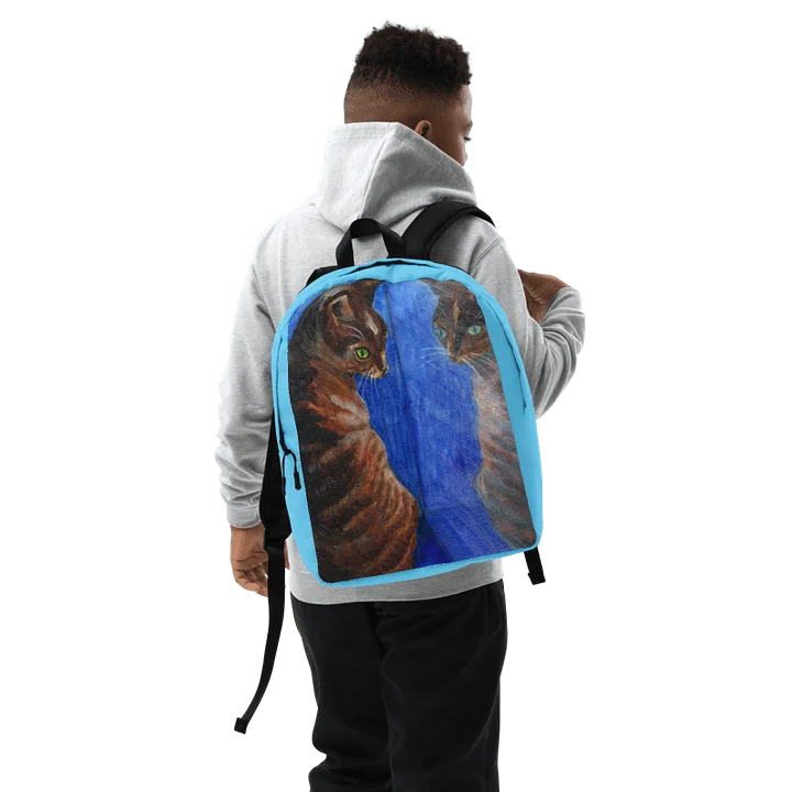 mirror cat painting backpack product image (1)