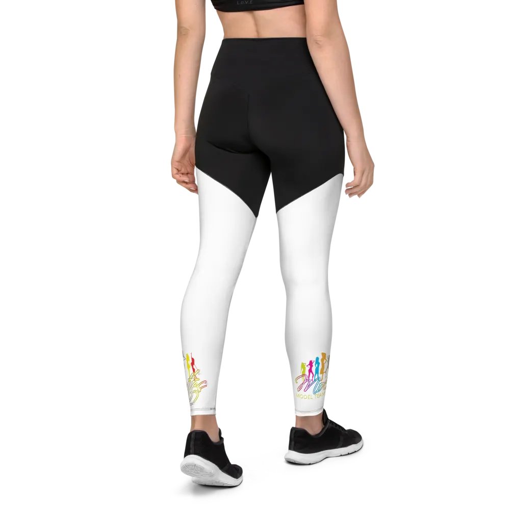 MOETTES PASSION LEGGINGS BLK & WHT (MODEL TEAM EDITION) product image (7)