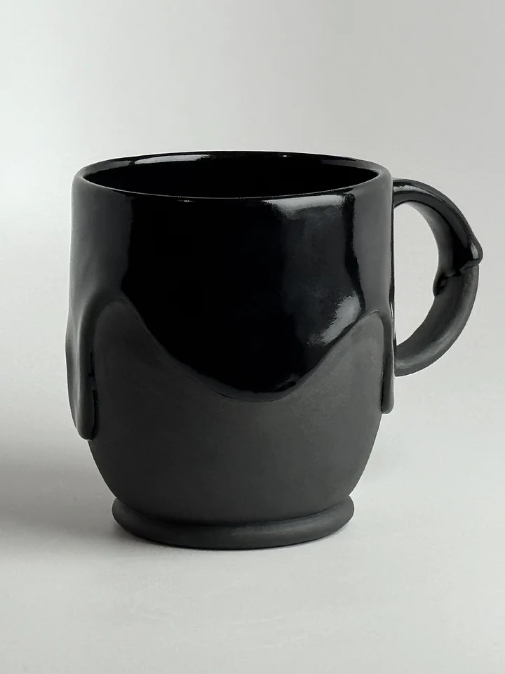 Monochrome Black Drip Mug 3 product image (1)