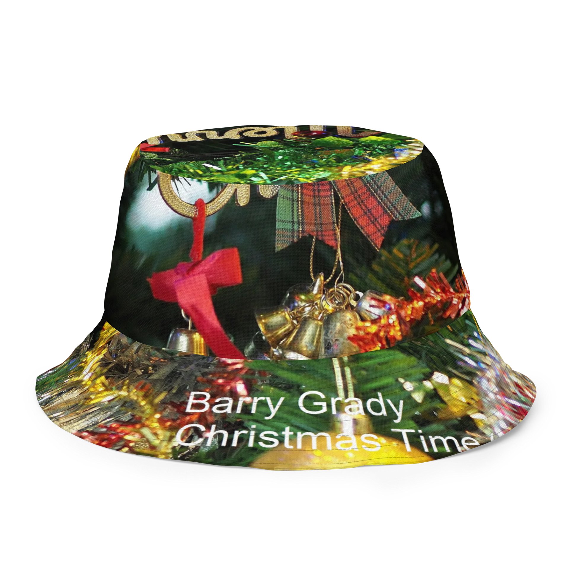 'Christmas Time (Far and Near)' Festive Reversible Bucket Hat product image (8)