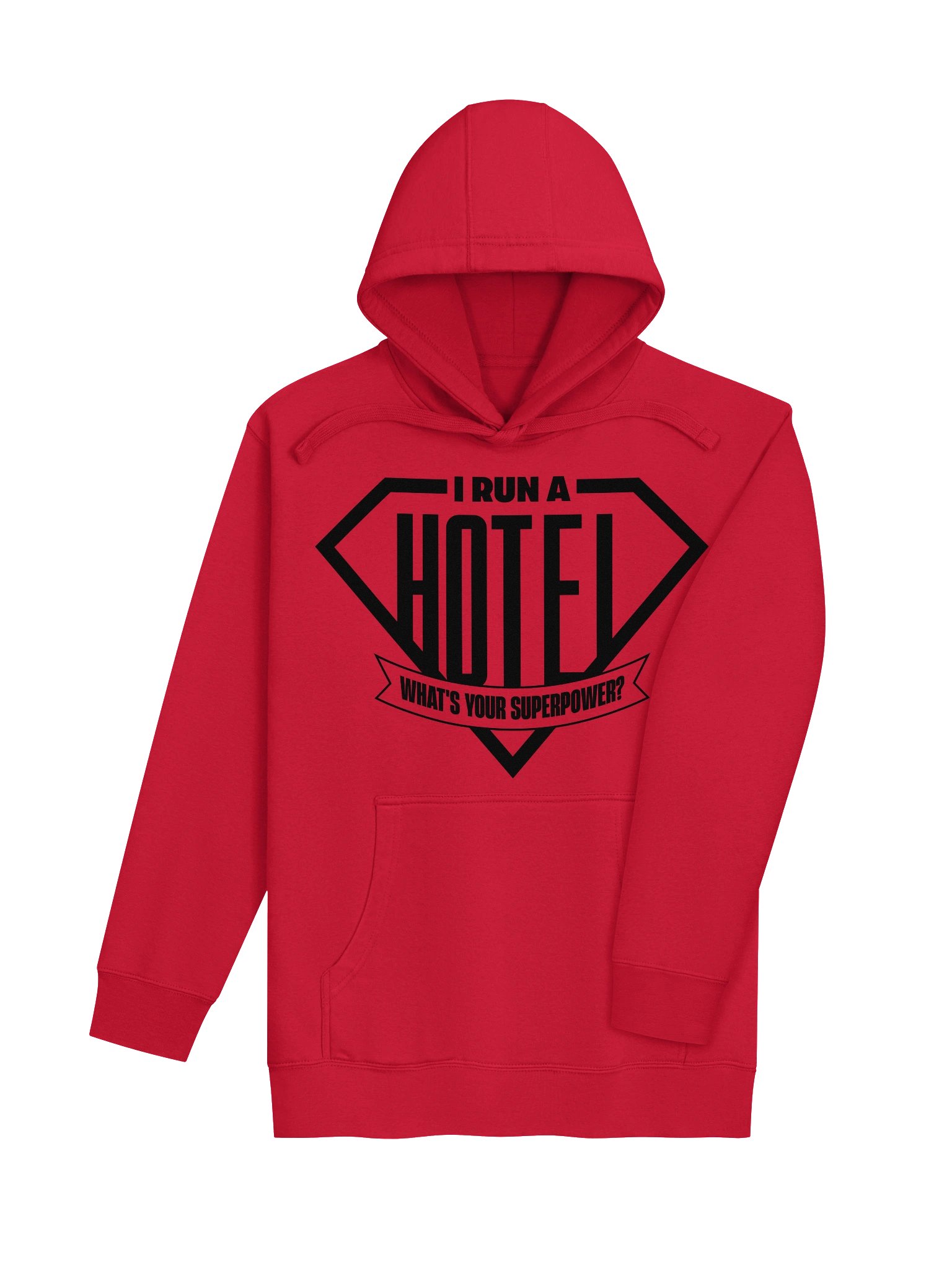 Hotel Sweatshirt – I Ran A Hotel, What's Your Superpower? (Light) product image (4)