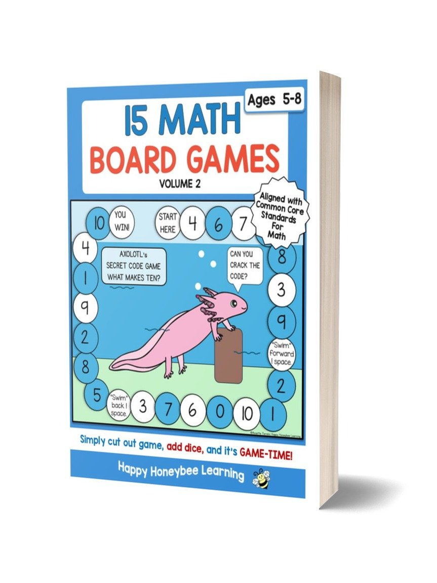 15 Math Board Games VOL 2 Workbook (Instant Download) product image (1)