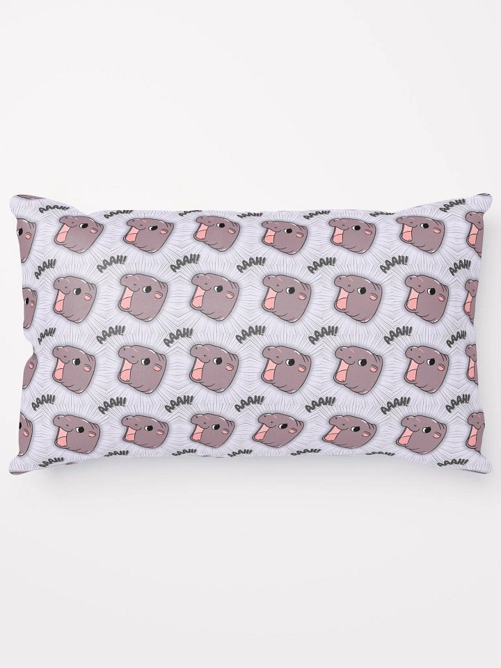 MOODENG'S LIGHT PURPLE AAAH! PILLOW! product image (1)
