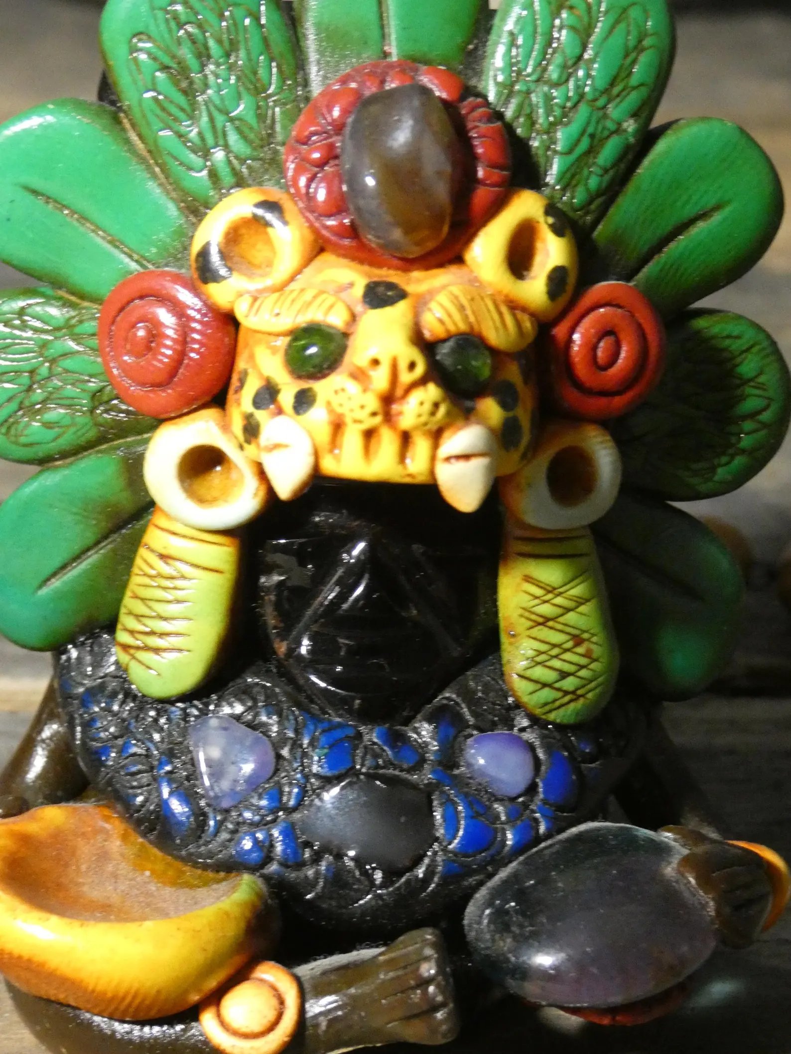 Artifact No.33 - Aztec Jaguar Warrior Statue product image (1)