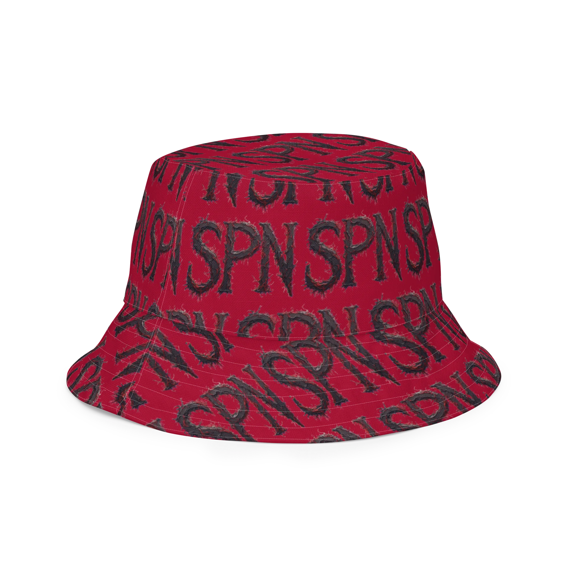 most hated Grid Reversible Bucket Hat — S.P.N product image (3)