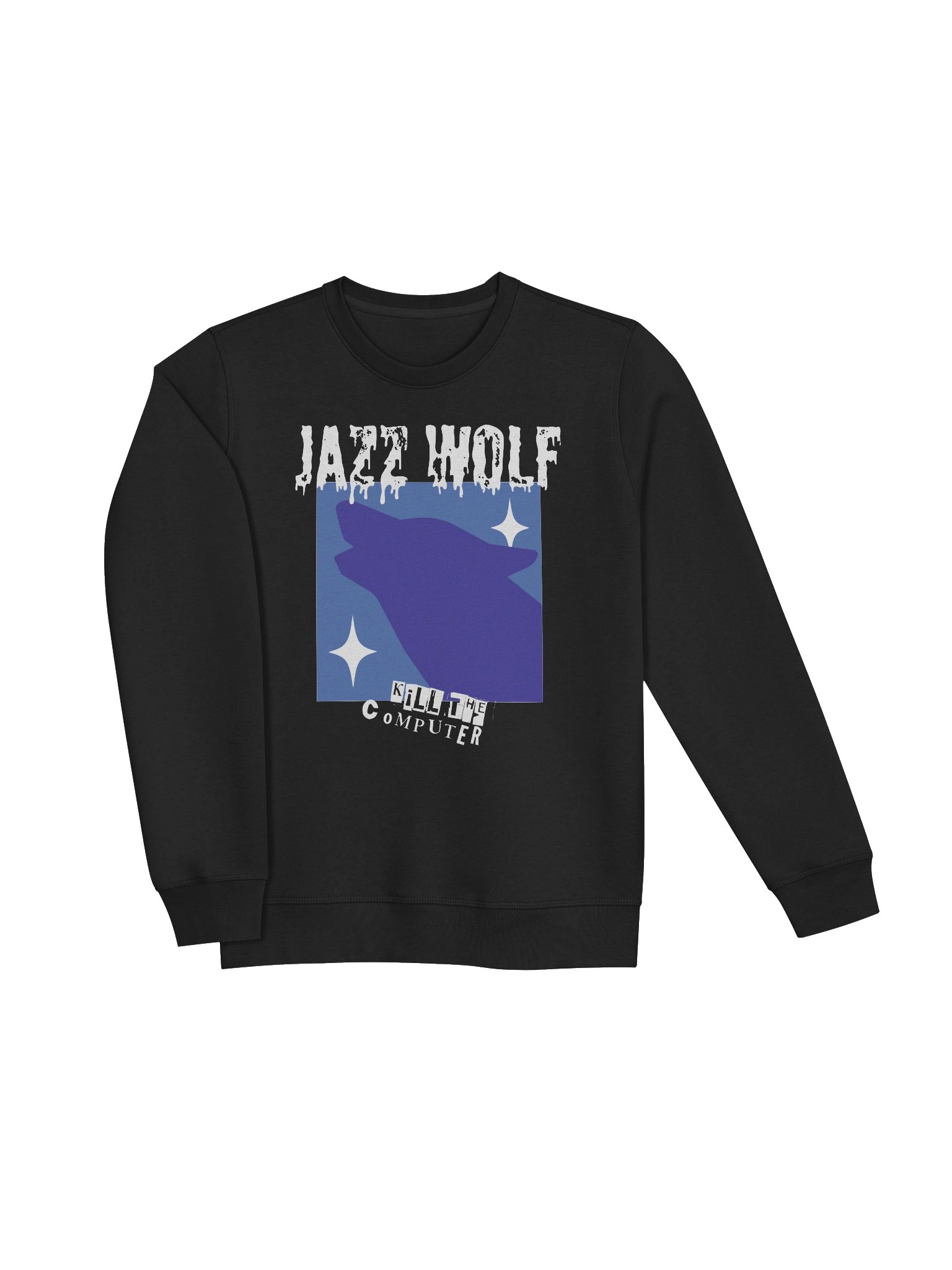Jazz Wolf Eco Unisex Sweatshirt product image (5)