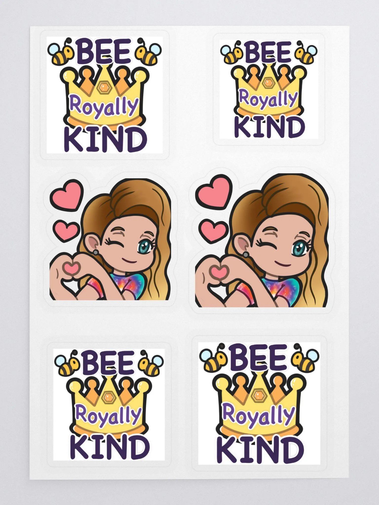 Bee kind stickers product image (1)