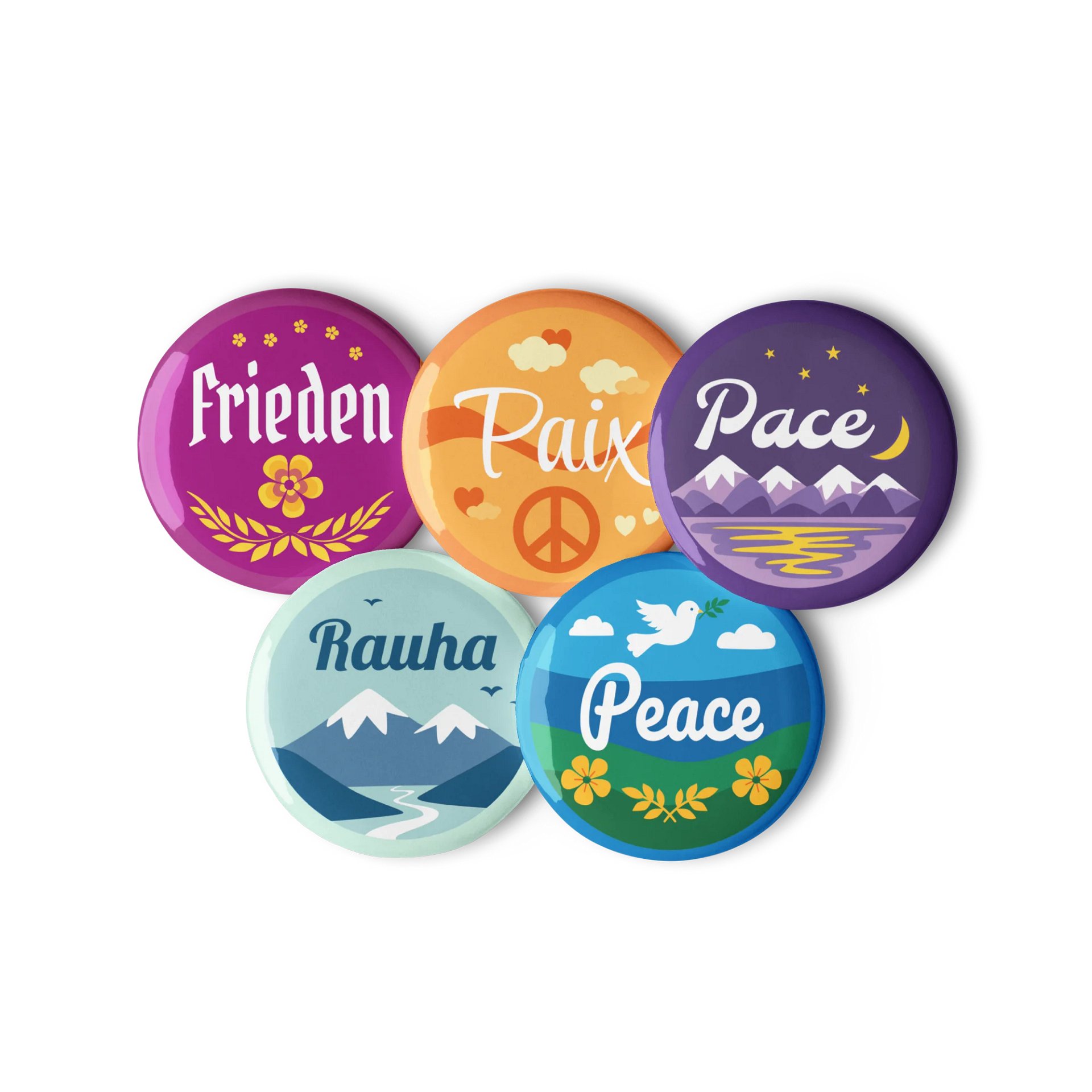 "Peace" in different languages - Pack 4 product image (1)