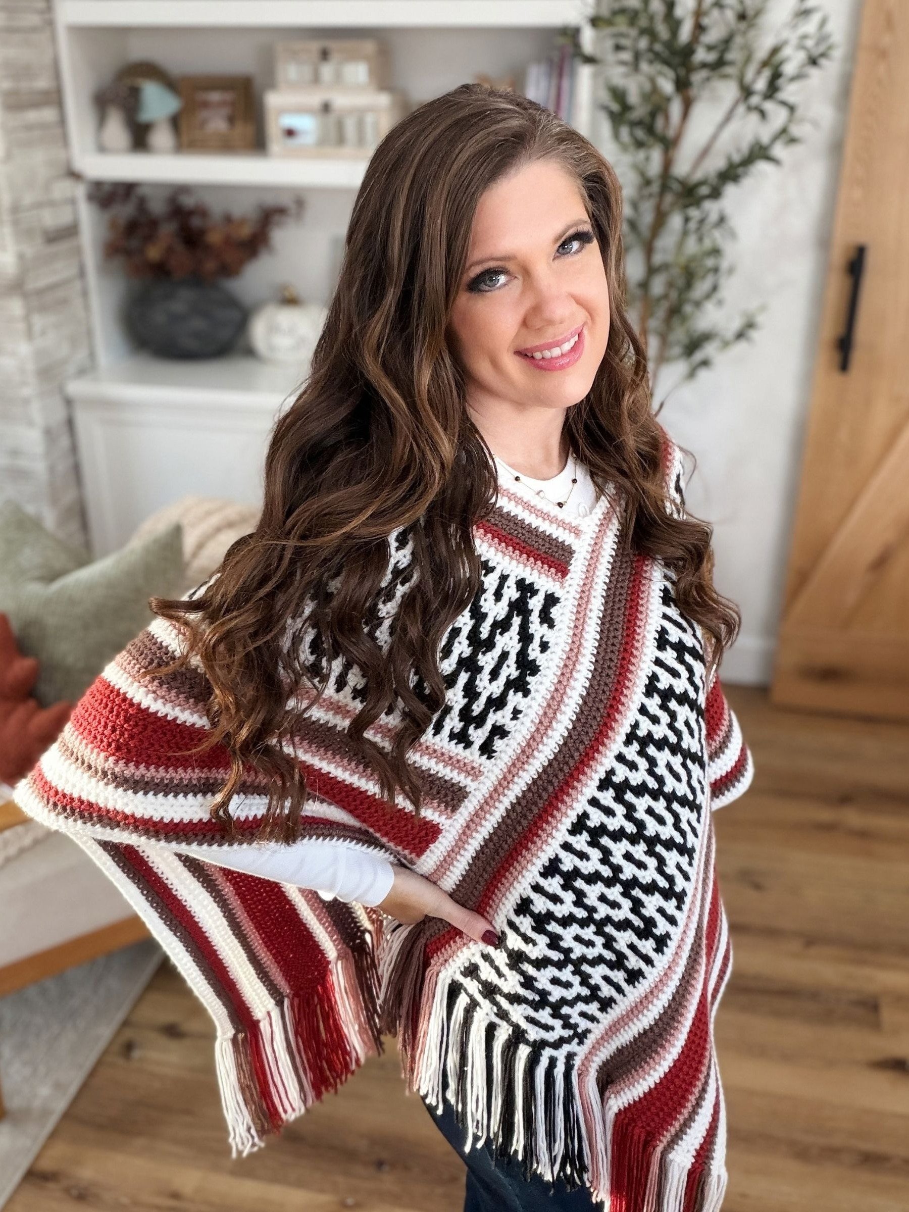 Painted Desert Poncho Crochet Pattern product image (10)